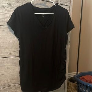 Black maternity T-shirt
